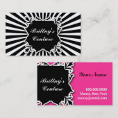 CARTE DE VISITE DE COUTURE DE ROCKIN (Devant / Derrière)