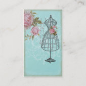 Carte de visite de couture de thème (Dos)