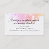 Carte de visite de couture d'ouvrière couturière (Dos)