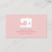 Carte de visite de couture et de découpe (Dos)