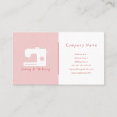 Carte de visite de couture et de découpe (Devant)