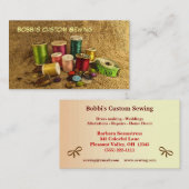 Carte de visite de couture fait sur commande (Devant / Derrière)