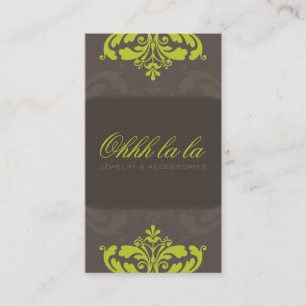 CARTE DE VISITE DE COUTURE : : flourish 4AP de