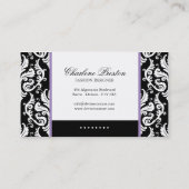 Carte de visite de couturier (Dos)