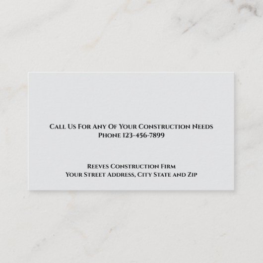 Carte de visite de couverture du contrôleur de con (Dos)