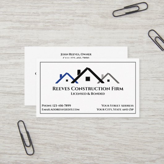 Carte de visite de couverture du contrôleur de con (Devant/Arrière en situation)