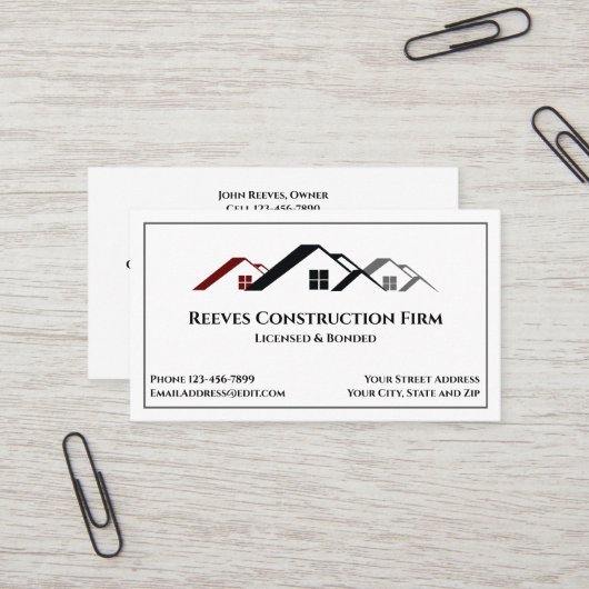 Carte de visite de couverture du contrôleur de con (Devant/Arrière en situation)