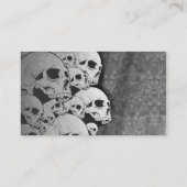 carte de visite de crâne (Dos)