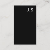 Carte de visite de cravate d'arc (Dos)