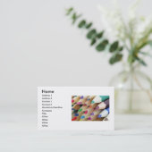 Carte de visite de crayons colorés (Debout devant)