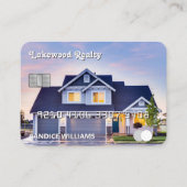 Carte de visite de crédit de l'agent immobilier (Devant)