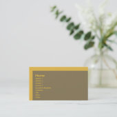 Carte de visite de crème (Debout devant)