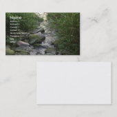 Carte de visite de crique (Devant / Derrière)