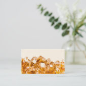 Carte de visite de cristal Citrine (Debout devant)
