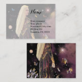 Carte de visite de cristal magique (Devant / Derrière)