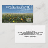 carte de visite de CRLDesigns.net (Devant / Derrière)