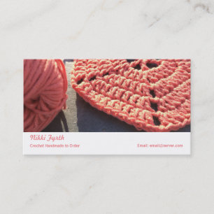 Carte de visite de crochet