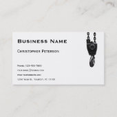 Carte de visite de crochet de grue (Devant)