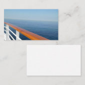 Carte de visite de croisière (Devant / Derrière)