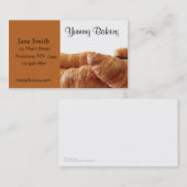 Carte de visite de croissants (Devant / Derrière)