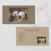 Carte de visite de cru de cheval (Devant / Derrière)