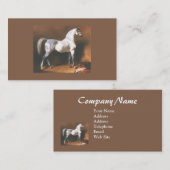 Carte de visite de cru de cheval (Devant / Derrière)