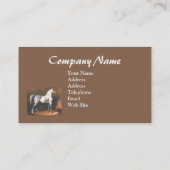 Carte de visite de cru de cheval (Dos)