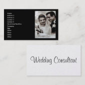 Carte de visite de cru de consultant en matière de (Devant / Derrière)