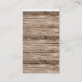 Carte de visite de cru de mécanicien (Dos)