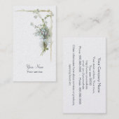 Carte de visite de cru de myosotis des marais (Devant / Derrière)