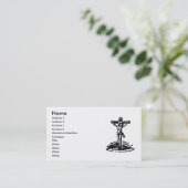 Carte de visite de crucifix (Debout devant)