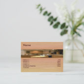 Carte de visite de cuisine (Debout devant)