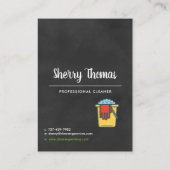 Carte de visite de cuisine aquarelle (Dos)