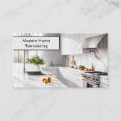 Carte de visite de Cuisine Élégante & Construction (Devant)