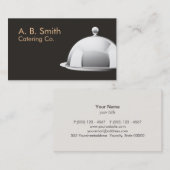 Carte de visite de cuisine et chef personnel (Devant / Derrière)