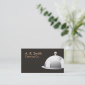 Carte de visite de cuisine et chef personnel (Debout devant)