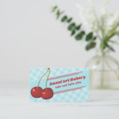 Carte de visite de cuisson de boulangerie de (Debout devant)