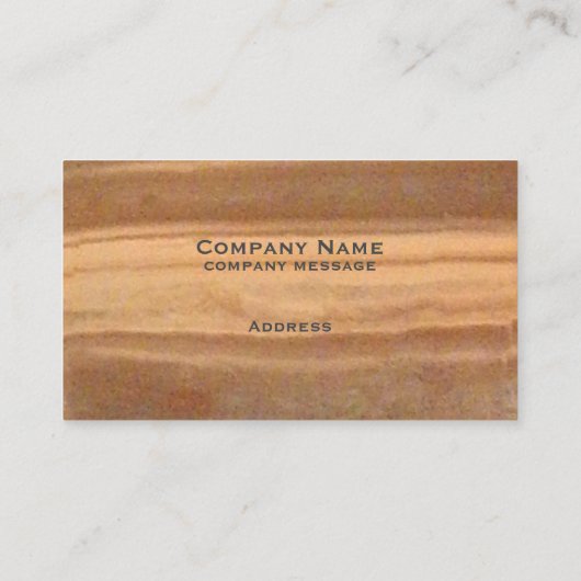 Carte de visite de cuivre (Dos)