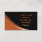 Carte de visite de cuivre balayé (Dos)