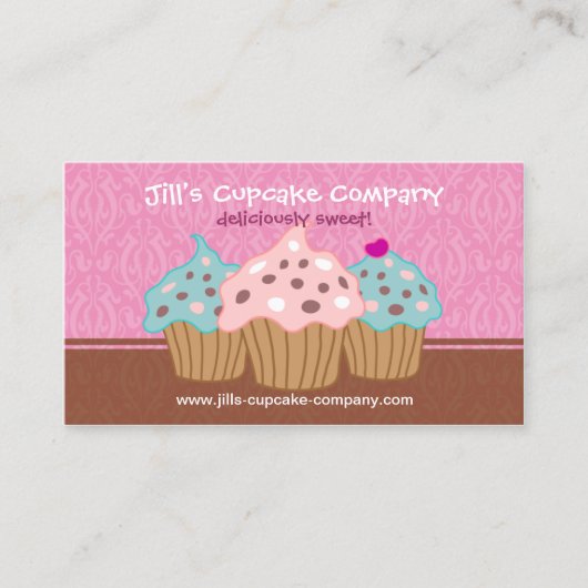 Carte de visite de Cupcake Company (Devant)