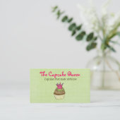 Carte de visite de cupcakes (Debout devant)