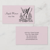 Carte de visite de cupidon d'ange (Devant / Derrière)