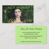 Carte de visite de Customizeable avec la peinture (Devant / Derrière)