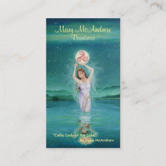 Carte de visite de Customizeable/Madame celtique (Devant)