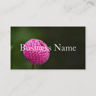 Carte de visite de dahlia