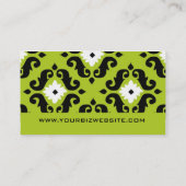 Carte de visite de Damask Elegance (Dos)