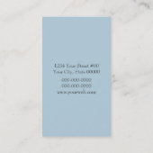 Carte de visite de damassé (Dos)