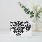 Carte de visite de damassé (Debout devant)