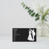 carte de visite de danse de salle de bal (Debout devant)