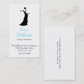 Carte de visite de danse de salle de bal (Devant / Derrière)
